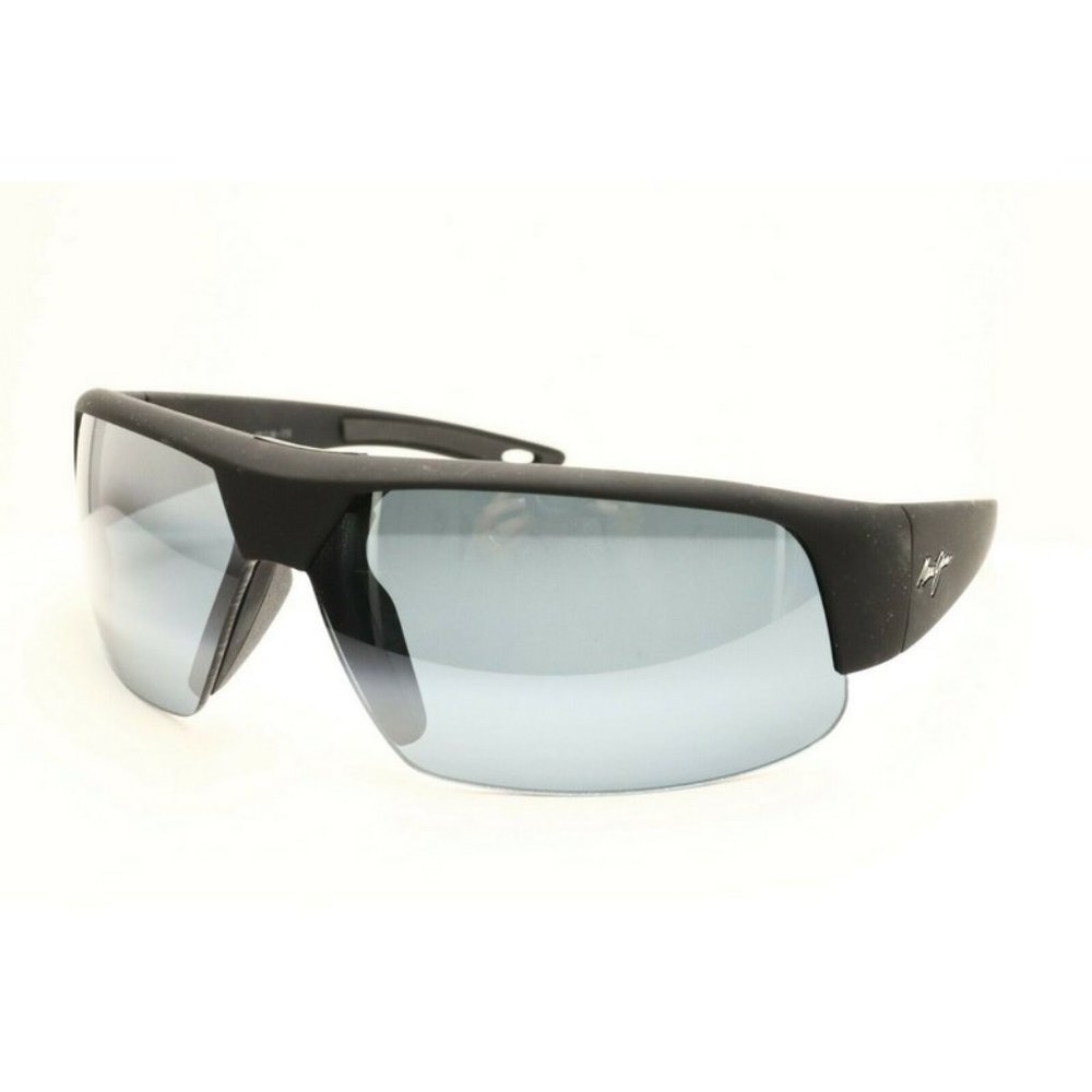 Maui Jim 523-2MR Wrap Black Polarized Sunglasses - Picture 1 of 8
